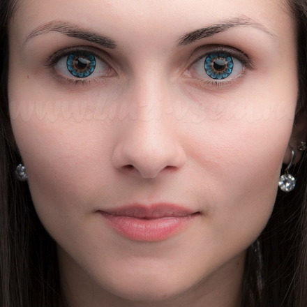 Цветные линзы EOS Daisy 3T Blue Фото 2